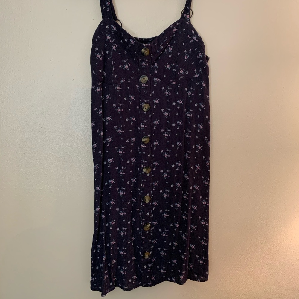 Black flower dress